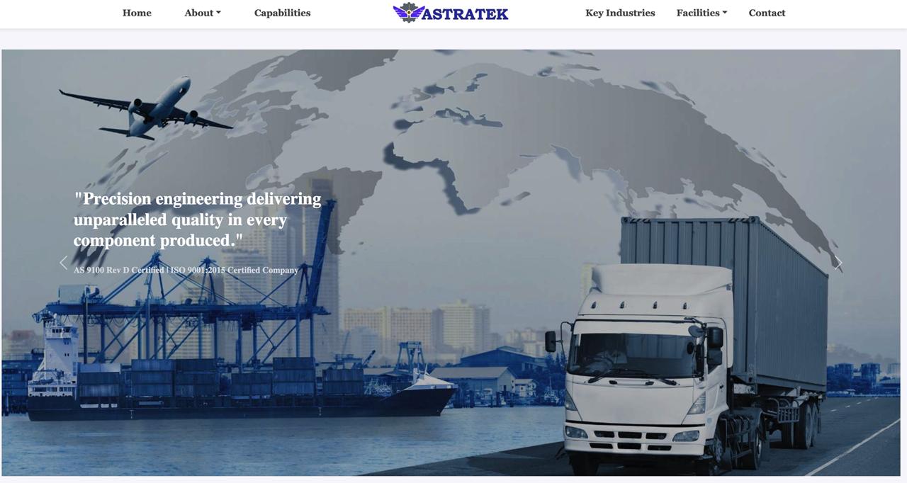 Astratek Website